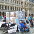 Artists on Grand-Place